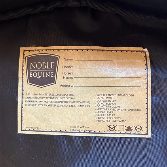 Noble Equine *NWT* Retro Ropers Bag, One Size - Picture 16 of 16
